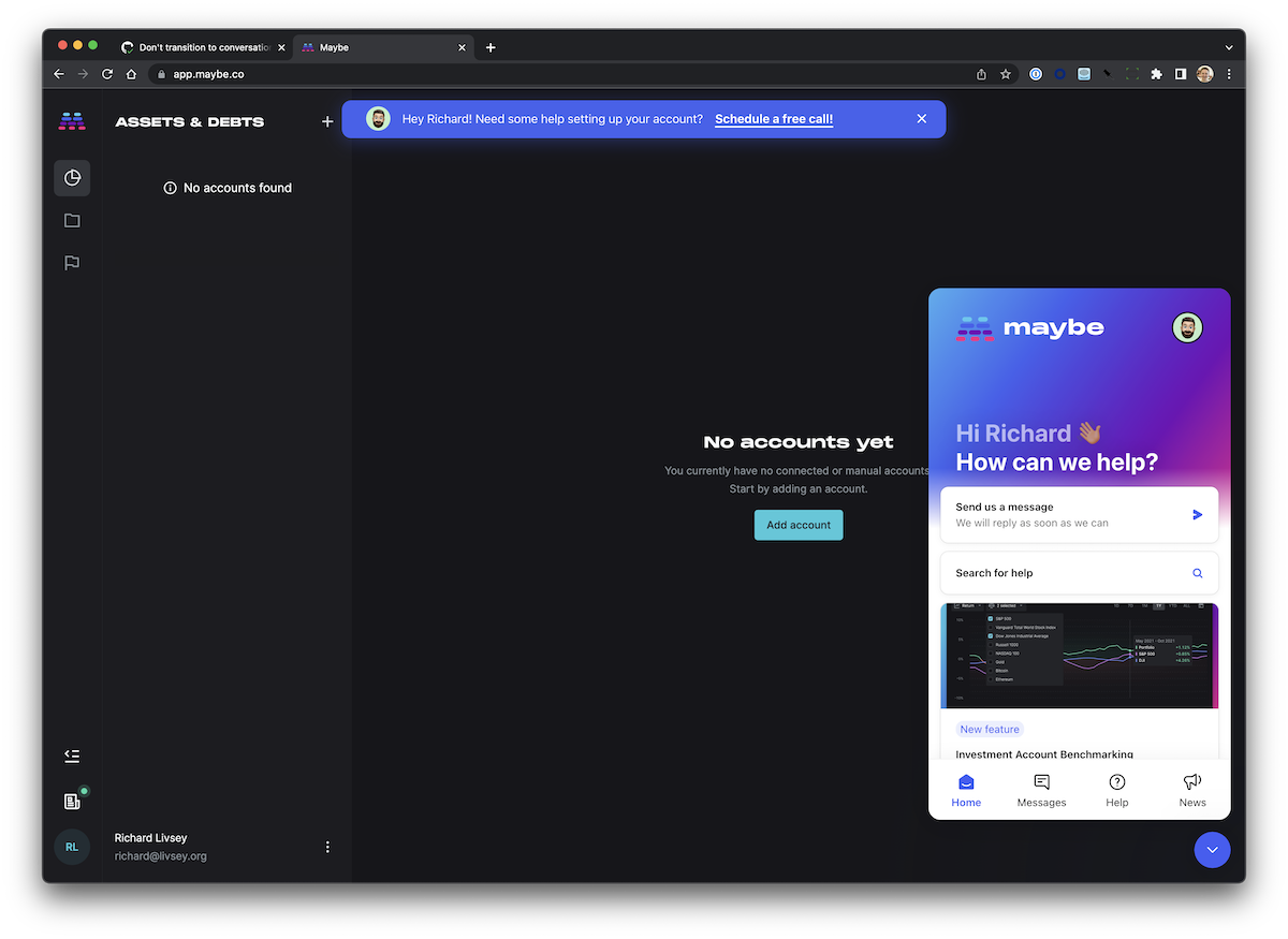 Maybe Intercom Messenger